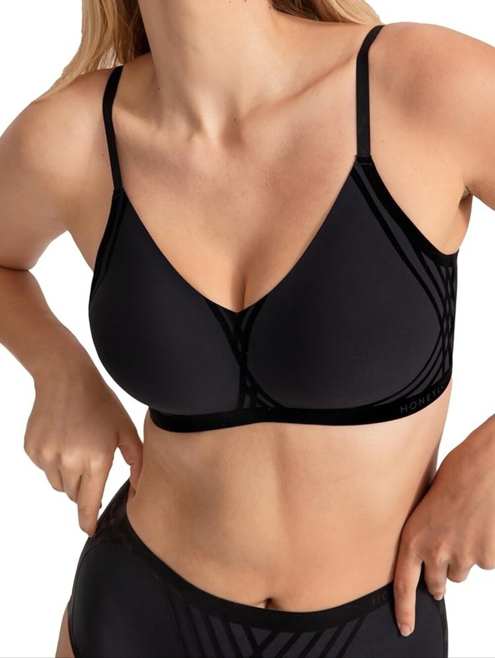 Honeylove Black Seamless T-Shirt Bra